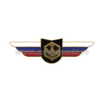 Значок мет. Должностной знак командира учебной воинской части и другого воинского формирования (РХБЗ)