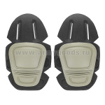 Наколенники вставные (мод 8393) для тактических брюк (накладки бледно-серые)