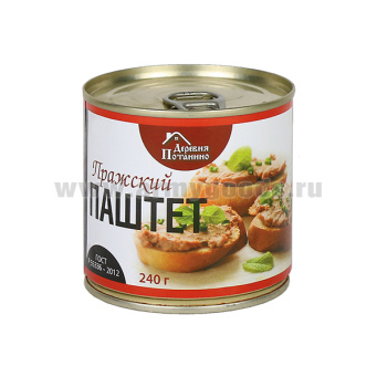 Консервы мясные Паштет "Пражский" (240 г) до 05.2026 и ранее