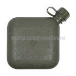 Фляга пластиковая оливковая США с чехлом и ремнем (1,9 л)