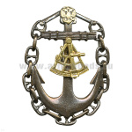 Значок мет. Капитан дальнего плавания (штурман) бол., литье