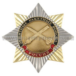 Значок мет. Орден-звезда ЗРВ