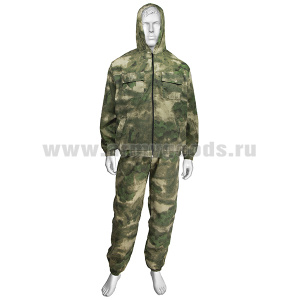 Костюм лет. КЗМ-6 "мох" (A-TACS FG) (65% полиэстер, 35% хлопок)