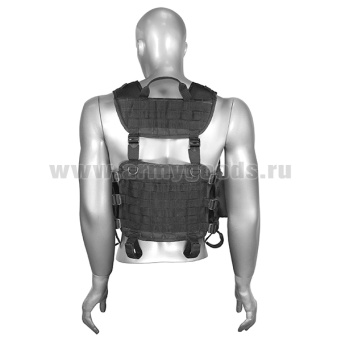 Жилет разгрузочный тактический ВОСТОК (аналог "Тарзана") черный