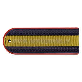 Погоны темно-синие (красн. кант) старшина Полиция (ОВД) на пластике