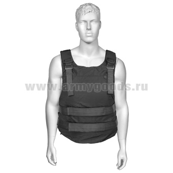 Бронежилет "Модуль-5М" (4 класс защиты) черный "СМ"