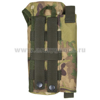 Подсумок УМТБС для 2 маг АК74/АКМ, 1 РОП и ножа (РОП справа) с системой крепления MOLLE "мультикам"