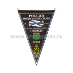 Вымпел пластизол. Россия Подводные силы АПЛ К-512 Томск