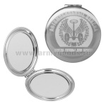 Зеркало карманное с лазерной гравировкой Автомобильные войска (Всегда готовы для броска)