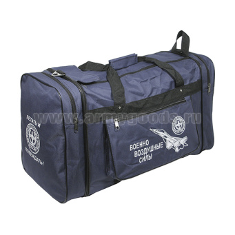 Сумка складная (твердая ткань) большая 60 л синяя ВВС (Летать и побеждать!)