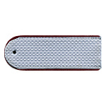 Погоны серые (крап. кант) чистые (ФСИН на рубашку) пластик