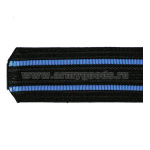 Погоны черн. 2 голуб. пр. (на плащ)