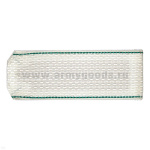 Погоны бел. зел. кант