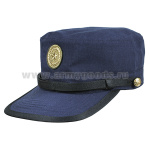 Кепи цилиндр МО синее (ткань Rip-Stop) с вышит. малой кокардой РА