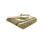 Значок мет. БМП-2 золотой бол. (лат. на закрутке)