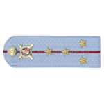 Погоны Полиции (ОВД) на голубую рубашку (без канта), укомпл. мет. фурнитурой (капитан) пластик