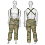 Брюки зимние на лямках "мох" (A-TACS FG) к куртке зим. РГ (ткань микро "rip-stop")