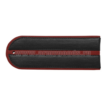 Погоны Полиции (кожзам) 1 красн. пр. (для кожаной куртки Полиции)