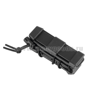 Подсумок тактический для магазина ПМ (ударопрочный полиамид с резинками) черный