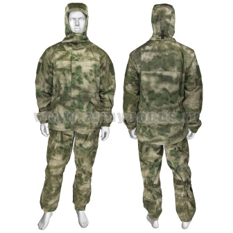 Костюм д/с Горка-3 (флисовый подклад) "мох" (A-TACS FG) на молнии 