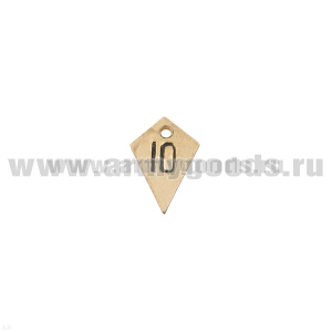 Подвеска мет. "10-15" к значку парашютист-отлич.
