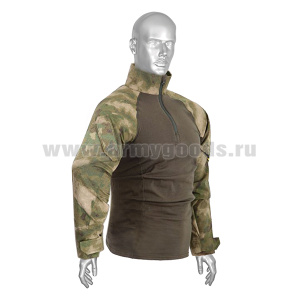 Рубашка тактическая АНА (мод. 5071) "мох" (A-TACS FG) (центр. часть- влагоотвод. трикотаж, рукава - смесовая ткань "rip-stop")