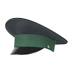 Фуражка простая нов/обр ФССП  серая, зелен. околыш