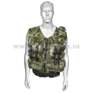Жилет разгрузочный тактический Армейский "мох" (A-TACS FG) (ткань Rip-Stop)
