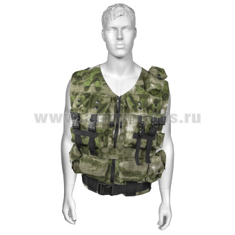 Жилет разгрузочный тактический Армейский "мох" (A-TACS FG) (ткань Rip-Stop)