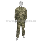 Костюм лет. РГ-1 "мох" (A-TACS FG) (ткань "шлифовка", 100 % хлопок / 50% хлокок, 50 % ПЭ - по наличию на складе) р-ры с 34 по 60