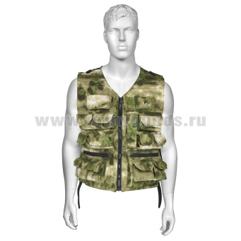 Жилет разгрузочный тактический Охотник (Rip-Stop) "мох" (A-TACS FG)