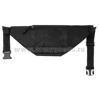 Сумка поясная черная (с системой крепления "MOLLE")