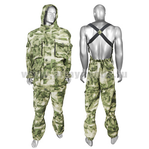 Костюм лет. Горка-8 "мох" (A-TACS FG) "СМ" ткань rip-stop (20% хлопок, 80% полиэстер)