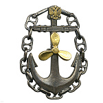 Значок мет. Механик, в цепи (бол., литье)