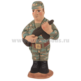 Фигурка керамич. Солдат ВС