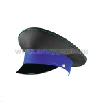 Фуражка простая ГВС темно-серая, синий околыш, зеленый кант