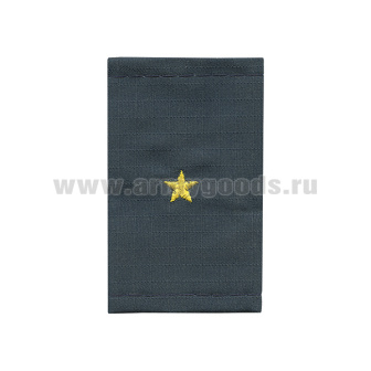 Ф/пог. "морская волна" (МЧС) ткань Rip-Stop вышит. желт. (младший лейтенант)