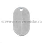 Жетон овал. ст/обр (алюм.) пустой