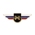 Значок мет. Должностной знак командира бригады и ей равного соединения войсковой противовоздушной обороны (№40)