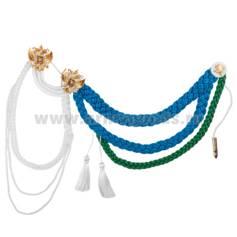 Аксельбант ДМБ цветной ВДВ РФ