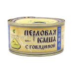 Консервы мясорастительные Каша перловая с говядиной (325 г) до 07.2025 и ранее