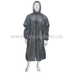 Плщ с капюшоном влагозащитный "Membrane WPL" (полиэфир 100%, покрытие полиуретан) серый (проклеенные швы)