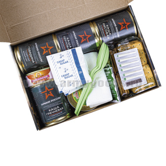 Сухпаек Армейские будни Офицерский (РПС-У) срок годности до 12.2026