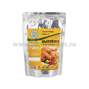 Консервы обеденные Цыпленок с рисом и овощным соусом (325 г) (готовое блюдо в фольге) до 07.2025 и ранее