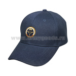 Бейсболка простая синяя с мет. накладкой ВДВ (эмбл нов/обр)