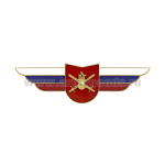 Значок мет. Должностной знак камандира учебной части сухопутных войск (№24)