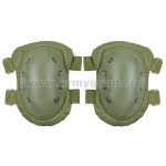 Комплект защитный (наколенники и налокотники жесткие) оливк.