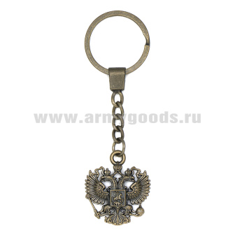 Брелок мет. Орел РФ (черненый)