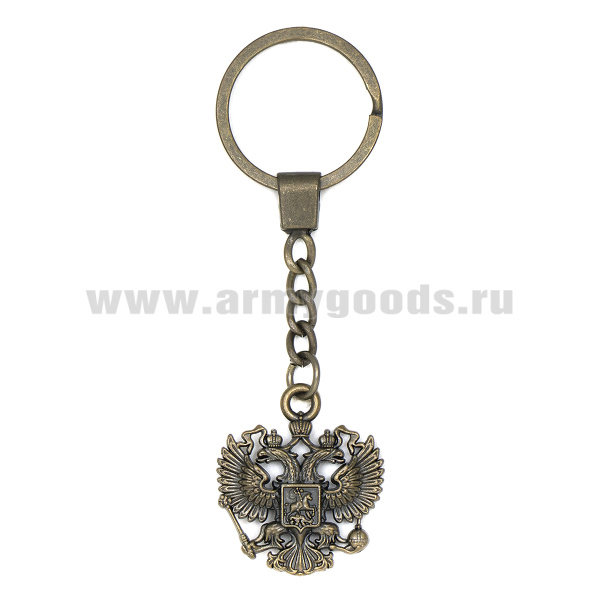 Брелок мет. Орел РФ (черненый)