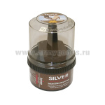 Крем для обуви Сильвер коричневый (с губкой) 60 гр (min 12 шт) УЦЕНКА истек срок годности (до 01.2017)